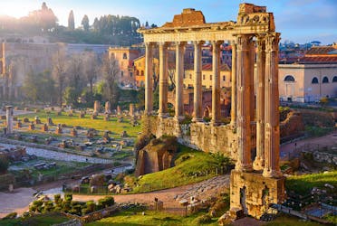 Vídeo multimídia da Roma antiga